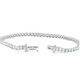 5Ct Diamond Tennis Bracelet 14k Gold Lab Grown 7"