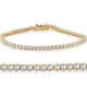 5Ct Diamond Tennis Bracelet 14k Gold Lab Grown 7"