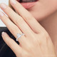 Platinum 1 Ct Oval Diamond Solitaire Engagement Ring Lab Grown