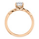 1.53Ct Diamond Pear Shape Engagement Ring Rose Gold IGI Certified Lab Grown