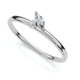 Marquise Diamond Stackable Wedding Ring Women's Anniversary Band 14k Gold