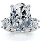 Certified 8.50Ct Oval Diamond Engagement Ring 14k Gold