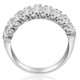 2 3/4Ct Lab Grown Diamond Wedding Ring 10k White Gold