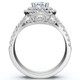 1 5/8Ct Oval Double Halo Diamond Engagement Ring Set 14k Gold Lab Grown