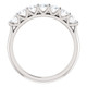 1/2 Ct Seven Stone Diamond Wedding Ring Lab Grown 14k White Gold