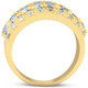 2 3/4 Ct Diamond Anniversary Ring EX3 Lab Grown 14k Yellow Gold