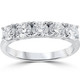 1.25ct lab grown 5 stone ring 14k white gold