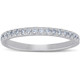 1/4 Ct Lab Grown Diamond EX3 Wedding Ring 10k White Gold