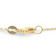 4Ct Diamond 14k Yellow Gold 18" Paper Clip Diamonds By Yard Necklace lab Grown