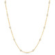 4Ct Diamond 14k Yellow Gold 18" Paper Clip Diamonds By Yard Necklace lab Grown 4Ct Diamond 14k Yellow Gold 18" Paper Clip Diamonds By Yard Necklace lab Grown