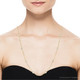 4Ct Diamond 14k Yellow Gold 18" Paper Clip Diamonds By Yard Necklace lab Grown 4Ct Diamond 14k Yellow Gold 18" Paper Clip Diamonds By Yard Necklace lab Grown