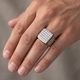 2Ct Diamond Men's Wedding Anniversary Ring 10k Gold Lab Grown