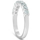 Platinum 1/2ct Diamond Wedding Ring Womens Half Eternity Ring