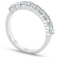 Platinum 1/2ct Diamond Wedding Ring Womens Half Eternity Ring