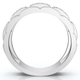 1/3 Ct Mens Lab Grown Diamond Wedding Ring White Gold Anniversary Band