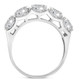 3 3/4Ct 5-Stone Lab Grown Diamond Wedding Ring 14K White Gold