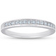 1/5ct Lab Created Diamond Womens Wedding Ring 14K White Gold