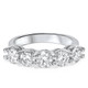 2 Carat 5-Stone Round Lab Grown Diamond Ring 14K White Gold