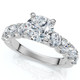 Certified 3Ct Diamond Engagement Ring 14k Gold Lab Grown Certified 3Ct Diamond Engagement Ring 14k Gold Lab Grown