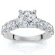Certified 3Ct Diamond Engagement Ring 14k Gold Lab Grown Certified 3Ct Diamond Engagement Ring 14k Gold Lab Grown