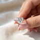 Certified 5Ct Heart Shape Solitaire Diamond Engagement Ring White Gold Lab Grown