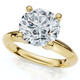 Certified 2.60Ct Solitaire Diamond Engagement Ring Gold or Platinum Lab Grown