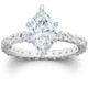 2 1/2Ct Marquise Lab Grown Diamond Engagement Eternity Ring