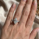 2 1/2Ct Marquise Lab Grown Diamond Engagement Eternity Ring