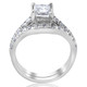 1 1/2ct Princess Cut Diamond Engagement Matching Wedding Ring Gold Lab Grown