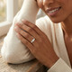 3 1/2ct Diamond 3-Stone 14k Yellow Gold Engagement Ring Lab Grown