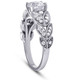 1ct Diamond Engagement Ring   Petal Vine Leaf 14k White Gold Enhanced 1ct Diamond Engagement Ring   Petal Vine Leaf 14k White Gold Enhanced