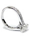1 1/3Ct Oval Diamond Engagement Ring 14k White Gold Lab Grown