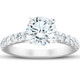 Certified 2 3/4 Ct Diamond Engagement Ring 14k White Gold Lab Grown Certified 2 3/4 Ct Diamond Engagement Ring 14k White Gold Lab Grown