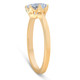 1 1/2 Ct Solitaire Diamond Micro Prong Engagement Ring 14k Yellow Gold Lab Grown