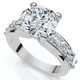 2ct Round Diamond Solitaire Engagement Ring 14k White Gold Lab Grown