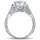 Certified 2 1/3Ct Diamond Engagement Ring 14k White Gold Lab Grown