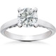 1 ct Diamond Round Solitaire Engagement Ring 14k White Gold Lab Grown 1 ct Diamond Round Solitaire Engagement Ring 14k White Gold Lab Grown