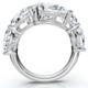 7.10Ct Pear & Oval Shape Bypass Ring Gold Lab Grown