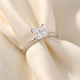 Certified 2Ct Princess Cut Solitaire Diamond Engagement Ring 14k Gold Lab Grown
