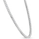 24 Ct TW Round Cut lab Grown Diamond Tennis Necklace 14K White Gold 23"