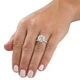 Certified 6 Ct Solitaire Diamond Engagement Ring Platinum Lab Grown