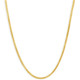 14k Yellow Gold Herringbone Necklace Women's 16-18" Chain