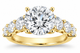 Certified 4Ct Diamond Engagement Ring 14k Gold Lab Grown