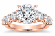 Certified 4Ct Diamond Engagement Ring 14k Gold Lab Grown