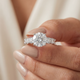 Certified 4Ct Diamond Engagement Ring 14k Gold Lab Grown