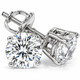 Platinum 2 Ct T.W. Lab Grown Diamond Studs Screw Backs