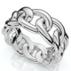 Mens Solid Heavy 8mm 14k Gold Cuban Link Ring