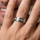 1.10Ct Diamond Eternity Men's Wedding Ring Polished Band 14k Gold Lab Grown