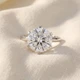 Certified 6Ct Diamond Engagement Ring Solitaire 14k Gold Lab Grown