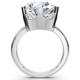 Certified 6Ct Diamond Engagement Ring Solitaire 14k Gold Lab Grown